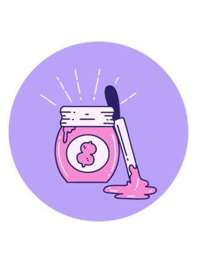 Dövme stili fıstık ezmesi animasyonunu pikselleştir