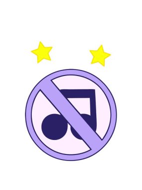 dönen yıldızların animasyonu. Müzik olmayan bir çizgi film.