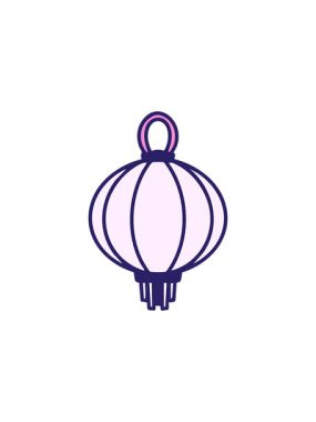 Bir kağıt fener animasyonunun bölünme etkisi Geleneksel Japon gemisi