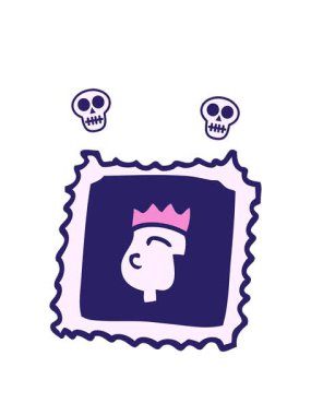 karton pulların kafatası animasyonu