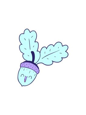 Dikkat çeken çizgi film meşe palamudu animasyonu