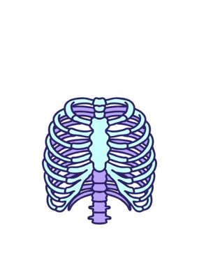 Dövmenin animasyonunu geleneksel göğüs kafesi stilinde genişletiyorum.