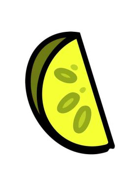 Brezilya limonu diliminin renk değişimi