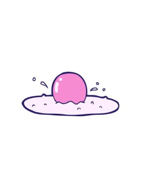 Çizgi film yumurta animasyonunun bölünme etkisi