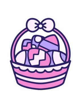 Paskalya sepetinin hareketli animasyonu