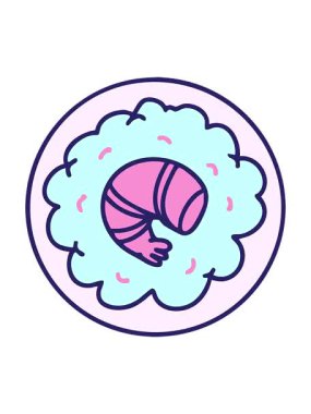 Isınan bir kase Brezilya Vatapa resminin basınçlı animasyonu