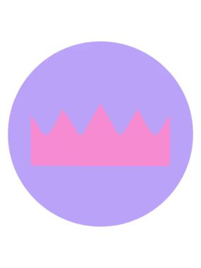 Bir tacın ikonik dövme biçimindeki görüntüsünün canlandırma efekti