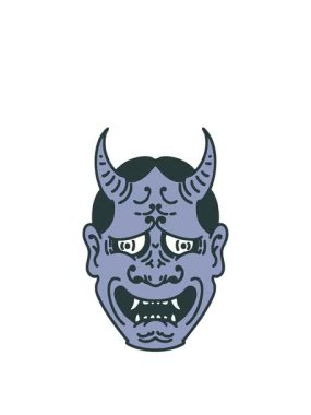 Japon tiyatro kabuki maskesinin animasyonunu genişletiyor.