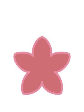 Japon tarzı tek bir çiçek tasarımının animasyonunu genişletiyor