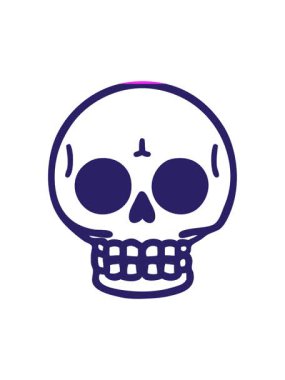 Kafatası dövmesi animasyonunu güçlendir