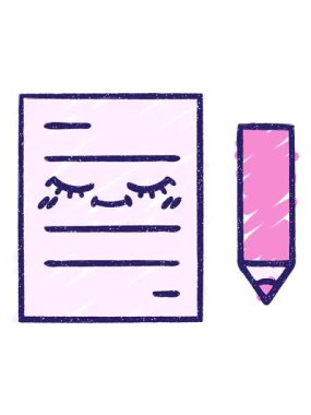 Kağıt Tebeşir Çiziminin efekt animasyonunu göster