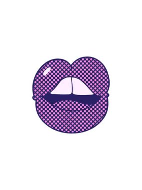 Dolgun dudakların gösterişli satış animasyonu