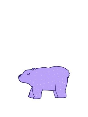 Çizgi film oyuncak ayısının animasyonunu genişletiyorum.