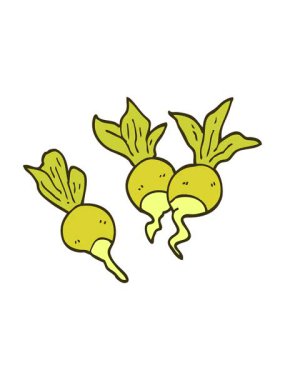 Karikatür karikatür pancar bitkilerinin renk animasyonu değişiyor