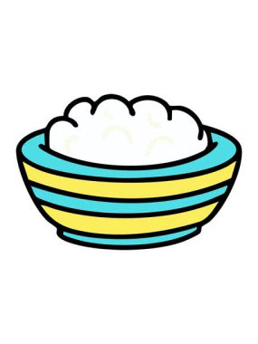 Brezilya geleneksel pirincinin kasedeki parlak ışık efekti