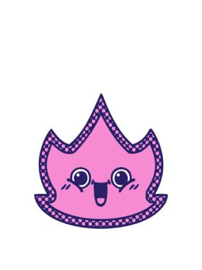 Animasyon gibi bir ateşin çizgi filmini canlandırıyorum.