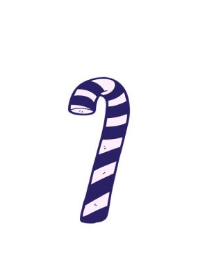 Çizgi film şeker kamışının hareketli animasyonu