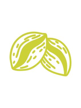 Kahve çekirdeği simgesinin siyah çizgi şeklinde dövmenin renk animasyonu