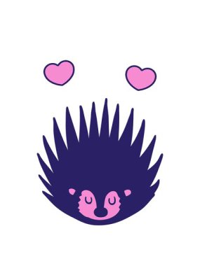 dönen kalpler çizgi film animasyonu çivili kirpi karalaması