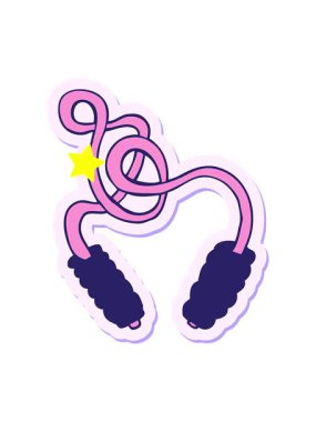 Parlayan yıldızlar, ip atlayan bir çizgi filmin çıkartmasının animasyonunu etkiler.