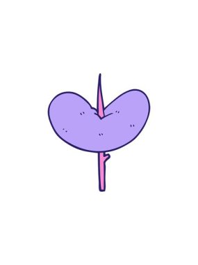 Bir sosisin çizgi film karalamalarının yıldız patlaması etkisi