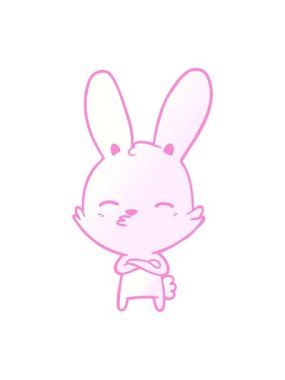 ilginç tavşan çiziminin canlandırmasını bob ve duraklat