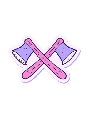 Çizgi filmin çapraz eksenlerinin yapıştırmasını bob ve duraklat