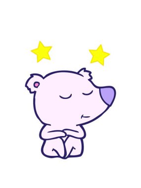 dönen yıldızlar mutlu kutup ayısı çizgi filmlerinin animasyonları