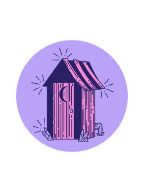 Dövme tarzı tuvaletin hareketli animasyonu