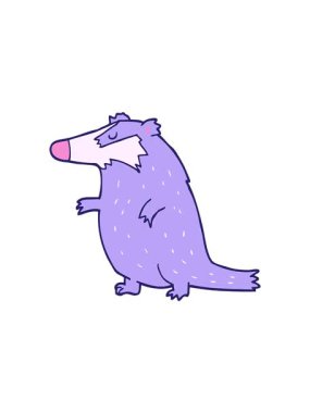 Bir porsuğun hareket animasyonu