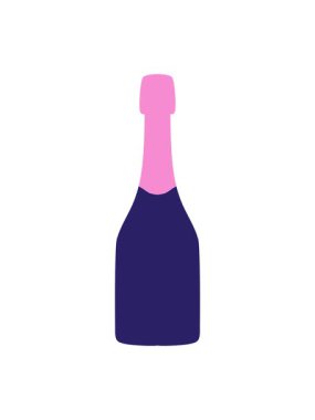 Şampanya şişesinin pixelize etkisi