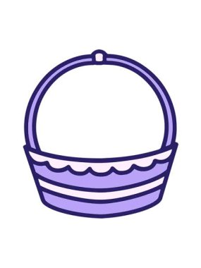 Paskalya sepetinin hareketli animasyonu