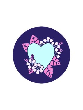 Bitkisel bir çiçeğin kalbinin kırılma etkisi.