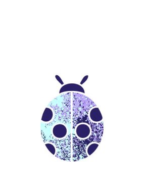 Bir bayan böceğin canlandırma tarzının zıplama hareketi animasyonu