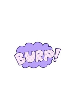 El yazması çizilmiş çizgi film geğirmesinin yatay titreşimli animasyonu