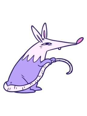 Sinsi bir farenin titreyen hareketli animasyonu