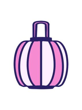 Geleneksel bir Japon kağıt fenerinin pikselleşme efekti