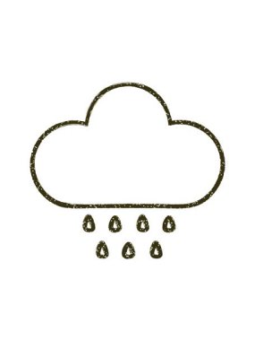 Bulut tebeşir çiziminin renk animasyonu değişiyor