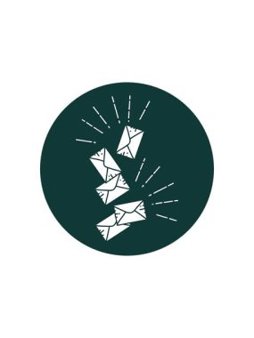 Dövme stili düşen harflerin canlandırma efekti