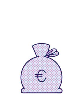 Bir çanta dolusu paranın dizaynının canlanması ve yüzdürülmesi