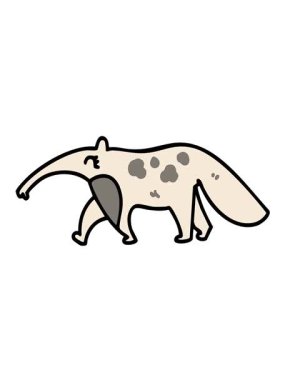 Brezilya 'da yürüyen dev karıncayiyenin hareketli animasyonu