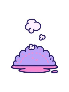 Buharda pişen sıcak Japon hamur işlerinin canlandırma efektleri