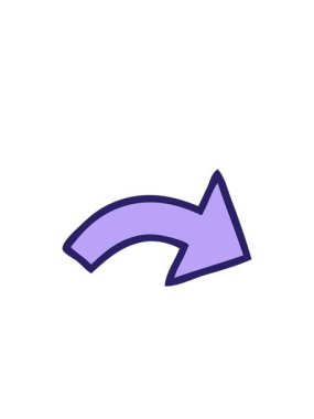 Bir okun çizgi filminin yanıp sönen radyal çizgileri