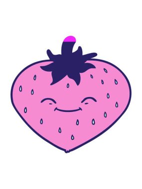 Çilek çizgi film tasarımının animasyonunu güçlendir