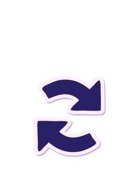 sevimli bir çizgi film yön okunun çıkartmasını genişletiyorum.