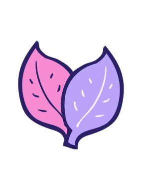 pixelize effect animation of leaf drawing cartoon