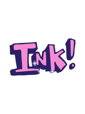 Mürekkep çizgi filminin parıltı etkisi