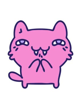 Yaramaz bir cadılar bayramı kedisinin çizgi filminin animasyonunu renklendir