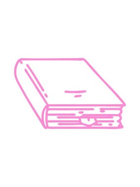 Basınç çizgi karalama animasyonu korkunç büyü kitabı işaretli o en önemli büyü simgesi