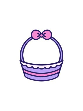 Paskalya sepetinin parlak renkli satışları